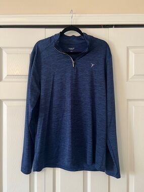 Old Navy Active Zero Restriction Navy Quarter-Zip Pullover